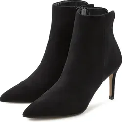 LASCANA High-Heel-Stiefelette schwarz Größe 38 - Vegane Stiefelette von LASCANA aus hochwertiger Microfaser, ideal für stilvolle Looks und umweltbewusste Modebewusste.