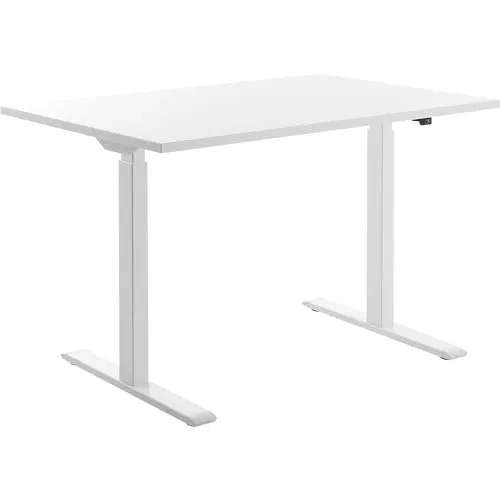 TOPSTAR E-TABLE 1200 | Höhenverstellbarer Schreibtisch - Kinderschreibtische mit ergonomischem Design, ideal für gesundes Arbeiten und optimale Beinfreiheit, ausgestattet mit fortschrittlichen Bosch-Motoren für einfache Höhenanpassung.