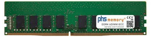 phs memory 16GB RAM Speicher kompatibel mit Supermicro A2SDi-4C-HLN4F DDR4 UDIMM ECC 2400MHz
