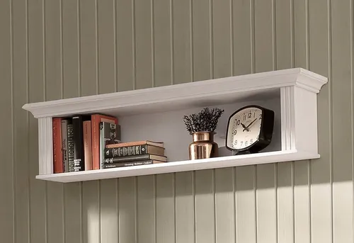 Home affaire Wandregal Teresa, 120 cm aus massiver Kiefer in weiß von Home Affaire