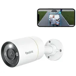 Reolink 12MP PoE Bullet Kamera - Überwachungskamera mit 12MP Ultra HD und Farb-Nachtsicht, bietet präzise Personen- und Fahrzeugerkennung sowie Plug-and-Play Installation für optimale Sicherheit.