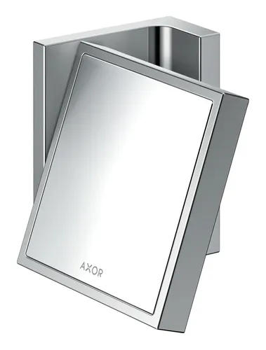 Axor Universal Rectangular Rasierspiegel - Chrom - 42649000 - Spiegel & Spiegelschränke, elegantes Design mit verstellbarem Neigungswinkel für optimalen Komfort beim Rasieren