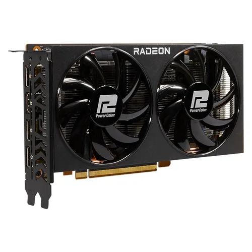 Powercolor RX 6500XT Fighter 4G - 4GB GDDR6 - Grafikkarten mit 4 GB GDDR6 für flüssiges Gaming, ideal für Einsteiger und kompakte Systeme.