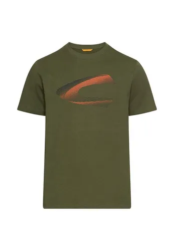 camel active Print-Shirt aus nachhaltigem Organic Cotton - Herren-Shirt aus 100% Organic Cotton, umweltfreundlich und bequem im casual Stil, ideal für entspannte Freizeitlooks.