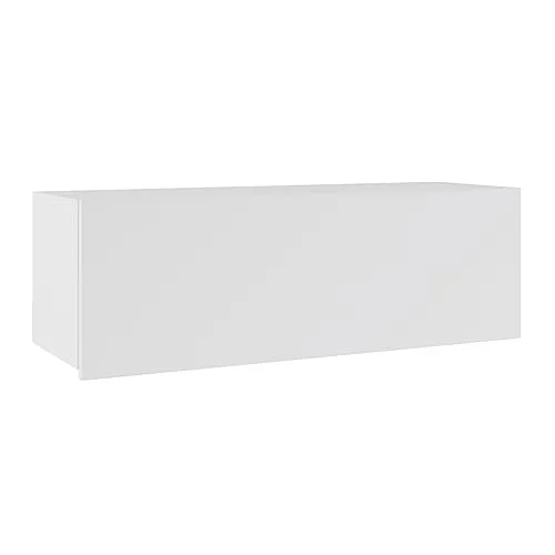 Lomadox Stauraumschrank in Weiß Hochglanz von Lomadox