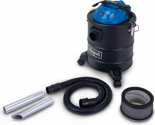 Scheppach Aschesauger AVC25 - 1300W, 20L mit Blasfunktion - Nass-/Trockensauger mit 20 kPa Saugleistung, ideal für Kamin und Grill. Inklusive Blasfunktion und praktischer Filterreinigungsfunktion für müheloses Arbeiten.