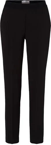 Raphaela by Brax Style LIV Black 42 - Schmale Pull-On Hose - Damen-Hosen mit dynamischem Stretch-Dehnbund für perfekten Sitz und edel-sportive Optik, ideal für stilbewusste Frauen.