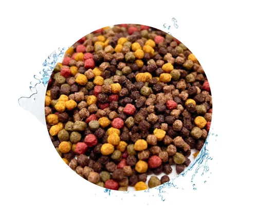 Warnick's Koifutter 8-Sorten Mix mit Spirulina, 3mm - Hochwertiger 8-Sorten-Mix für Koi und Zierfische, fördert gesundes Wachstum und kräftige Farben. Ideal für die tägliche Fütterung bei niedrigen Wassertemperaturen.