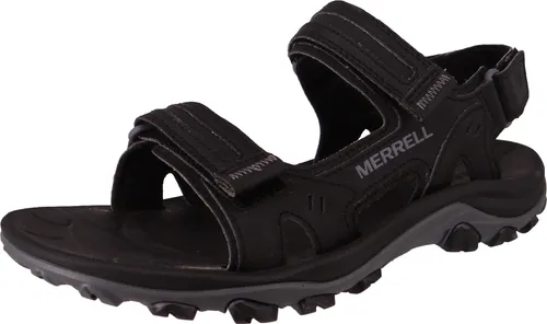 Merrell Herren Sandals, Black, 45 EU - Wanderschuhe, aus hochwertigem Nubuck für optimalen Komfort und Halt bei Outdoor-Aktivitäten.
