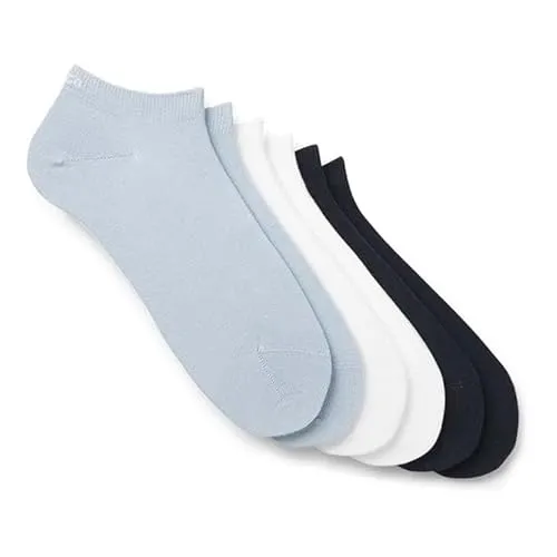 HUGO 6P AS UNI CC 10260253 01 - Herren Socken - Hochwertige Herrensocken aus 68% Baumwolle, 30% Polyamid und 2% Elasthan für optimalen Tragekomfort und Passform.