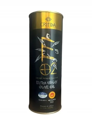 CRITIDA Olivenöl Extra Virgin 500ml MESSARA PDO 0.2 EVOO, Griechisches Kretisches Premium Öl, Kaltgepresst Koroneiki