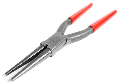 Spengler Rund Zange 260 mm - Ideal für Dachdecker und Klempner - Rundzange mit 260 mm Länge, geschmiedet und fein gezahnten Greifflächen für präzises Arbeiten im Handwerk.