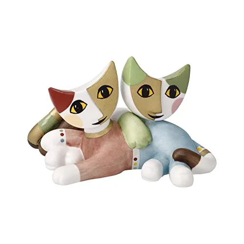 Goebel Figur Minikatzen Adelia e Ottavio - Rosina Wachtmeister - Sammlerfigur aus hochwertigem Biskuitporzellan, meisterlich handgefertigt und detailverliebt. Ideal als Geschenk, inklusive edler Geschenkverpackung.