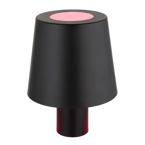 Flaschenlampe Tischlampe Tischleuchte LED Touchdimmer Farbwechsel RGB schwarz