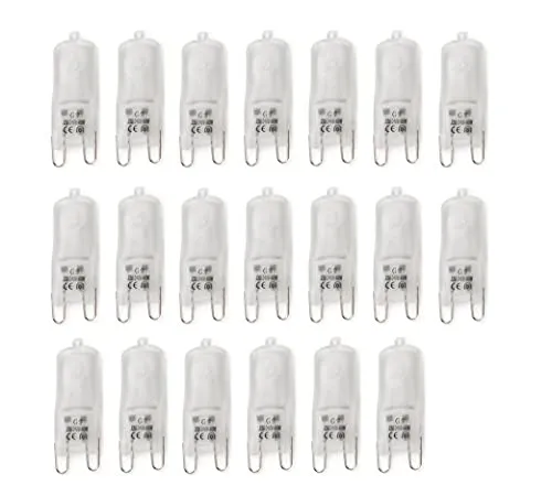 G9 Halogen-Stecksockellampe, G9-Sockel, dimmbar, 40W