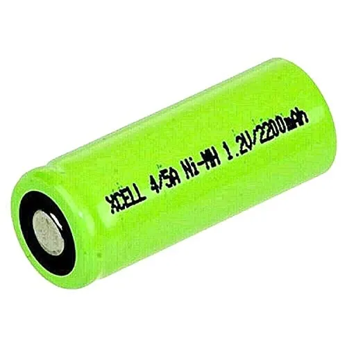 XCell Akku 4/5 A 1,2V / 2200mAh Hochstrom Flat-Top, 43x17mm