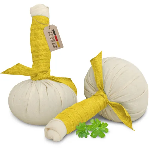 Kräuterstempel Pflege für die Körpermassage, mit Bio-Kräutern