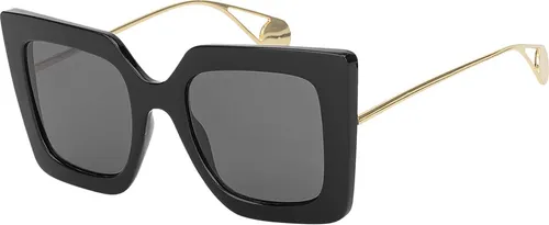 Damen Sonnenbrille Designer UVCE Protection Modern Urlaub Sommer Strand 30477 Schwarz-Gold
