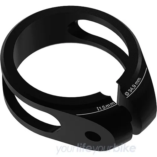 XLC BC-B12 SATTELKLEMME 34,9mm CNC 15mm KLEMMRING 20g INBUS FAHRRAD SATTELSTÜTZE