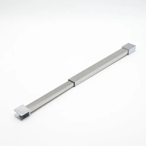 WITEN&NOCK Deckenstabilisator für Duschwände - Duschvorhangwinkelstangen, ausziehbar von 35 bis 60 cm, aus hochwertigem rostfreiem Edelstahl für maximale Stabilität und Flexibilität bei der Installation.
