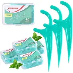 Zahnseide Sticks Minze 300 Stück - Praktische Zahnseide Sticks mit frischem Minzgeschmack für eine effektive Zahnreinigung. Komfortabler Griff und hochwertige Zahnseide sorgen für eine einfache Anwendung. Ideal für unterwegs – die perfekte Lösung für die Zahnpflege auf Reisen.