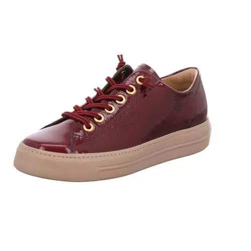 Paul Green Super Soft Pauls Wine 41 - Elegante Sneakers von Paul Green aus weichem Knautschlackleder mit herausnehmbarem Fußbett für individuellen Komfort. Ideal für City-Looks, gefertigt in Handarbeit für höchste Qualität.