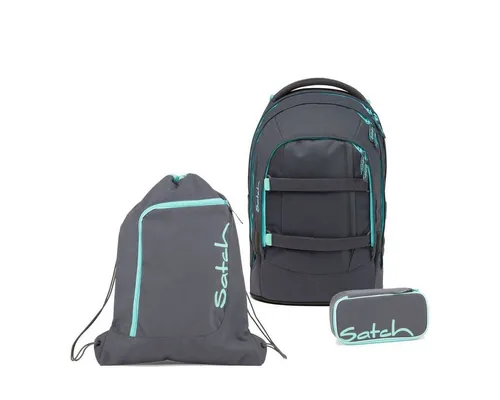 Satch Schulrucksack Pack (Set 3tlg., inkl. Schlamperbox und Sportbeutel)