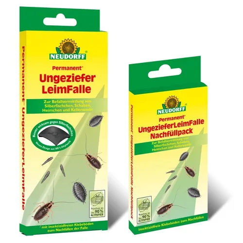 Neudorff Permanent UngezieferLeimFalle + Nachfüllpack