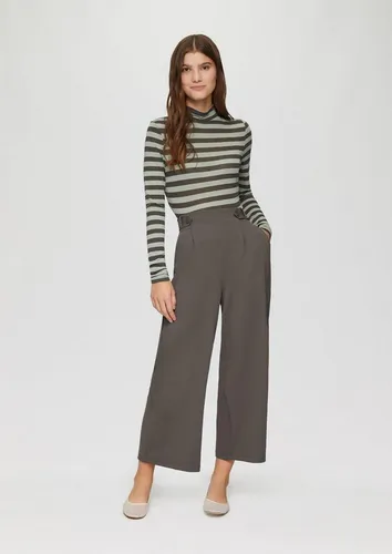 QS Langarmshirt T-Shirt Gestreiftes Longsleeve im Slim Fit