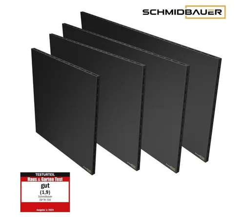 Schmidbauer Infrarotheizung Hybrid Tafel Schwarz von Schmidbauer