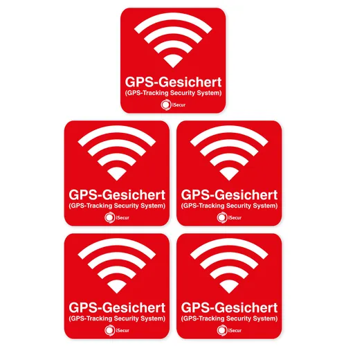 Stück innenklebender Aufkleber  