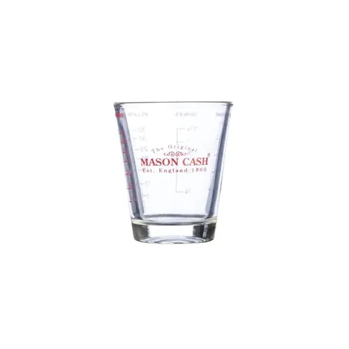 Mason Cash Messbecher, Borosilikatglas, transparent, 5 x 5 x 6 cm