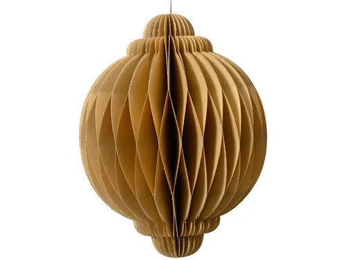 Decoris season decorations Dekofigur Zwiebel sand 20cm