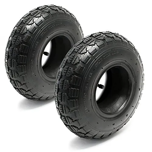 Wiltec Rasenmäherreifen Set 11x4.10/3.50-5 von Wiltec