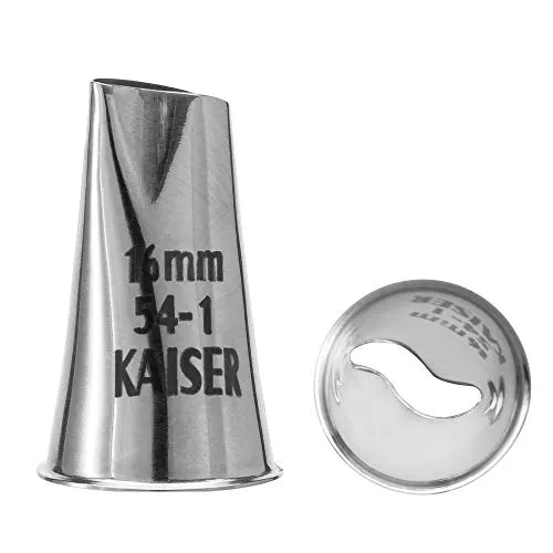 Original Kaiser Rosentülle 16 mm, Spritztülle, Edelstahl rostfrei, falz- und randfrei