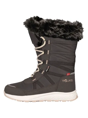 Trollkids Girls Hemsedal Winter Boots XT 33, anthracite von TROLLKIDS