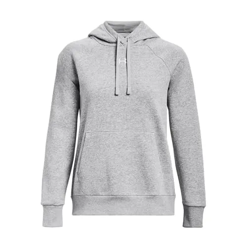 Under Armour Damen UA Rival Fleece Hoodie Shirt - Stylischer Hoodie für Damen mit Kängurutasche, ideal für Freizeit und Sport, bietet Wärme und Komfort.