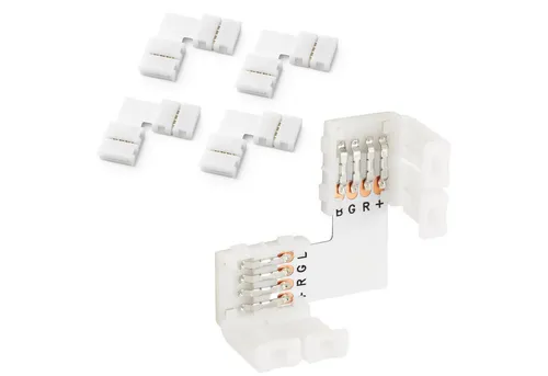 Adapter Universe LED Stripe 5x LED RGB Strip Eckverbinder Schnellverbinder Steckverbinder L