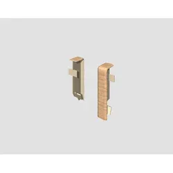 Egger Holzwerkstoffe Sockelleistenverbindungsstück Zwischenstück, Braun, Buche, Kunststoff, 1.2x5.9x1.6 cm, Teppiche & Böden, Bodenbeläge, Bodenzubehör, Sockelleisten