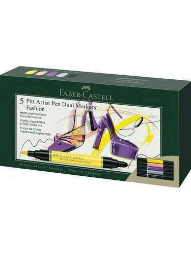 Faber-Castell Tuschestift PAP Dual Marker 5x Fashion