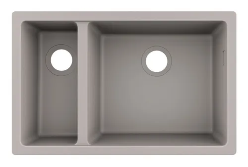 Hansgrohe S51 S510-U635 Unterbauspüle 180/450 von Hansgrohe