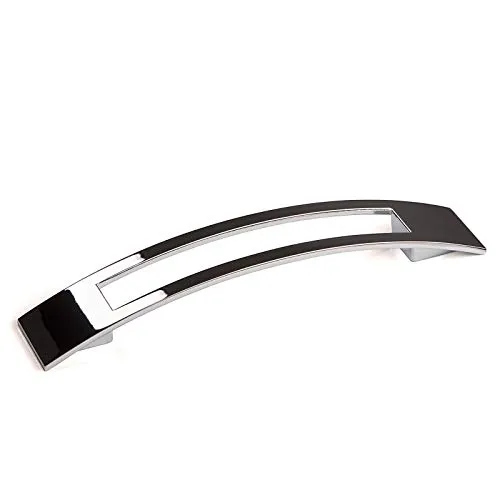 SO-TECH® Möbelgriff KLASP Bogengriff Schrankgriff Schubladengriff Küchengriff Chrom poliert BA 128 mm