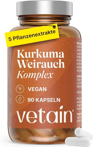 VETAIN Kurkuma Weihrauch Ingwer Komplex