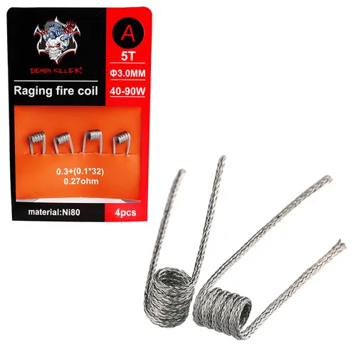 Demon Killer Raging Fire Coil Fertigwickelung Typ A e Zigarette Head Coil
