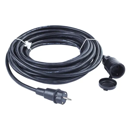 lightmaXX 15m Power Extension Cord 16A - Kabel & Verbindungen – Hochwertiges 15m Verlängerungskabel mit 3x 1,5 mm² Schutzkontaktsteckern, ideal für flexible Stromversorgung im Innen- und Außenbereich.