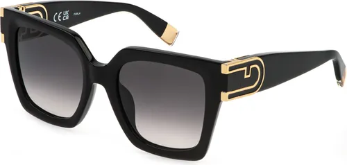 Furla SFU878 0700 NERO LUCIDO 52/20/140 Damen Sonnenbrillen von Furla