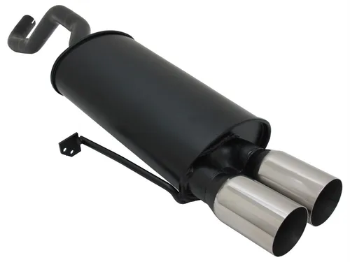 Novus Sportauspuff für Renault Clio 3 - 2x76mm RL-Design - Schalldämpfer mit sportlichem Design, verbessert die Leistung und sorgt für einen kraftvollen Klang.