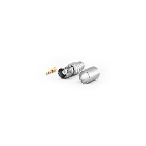 TNC-Buchse für HDF400 Kabel, Crimp Version