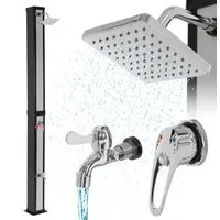 ML-Design Solardusche 40L mit Fußdusche und Regenduschkopf