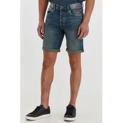Blend Jeansshorts - Stilvolle 5-Pocket-Shorts mit Used Look - Herren-Shorts in Denim Middleblue, aus 98% Baumwolle gefertigt, ideal für lässige Sommerlooks und bequem im Regular Fit.